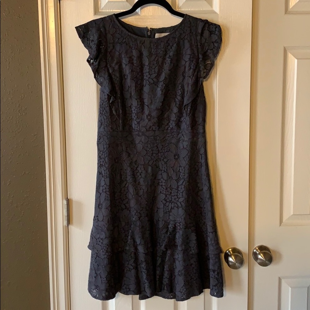 LOFT floral lace dress